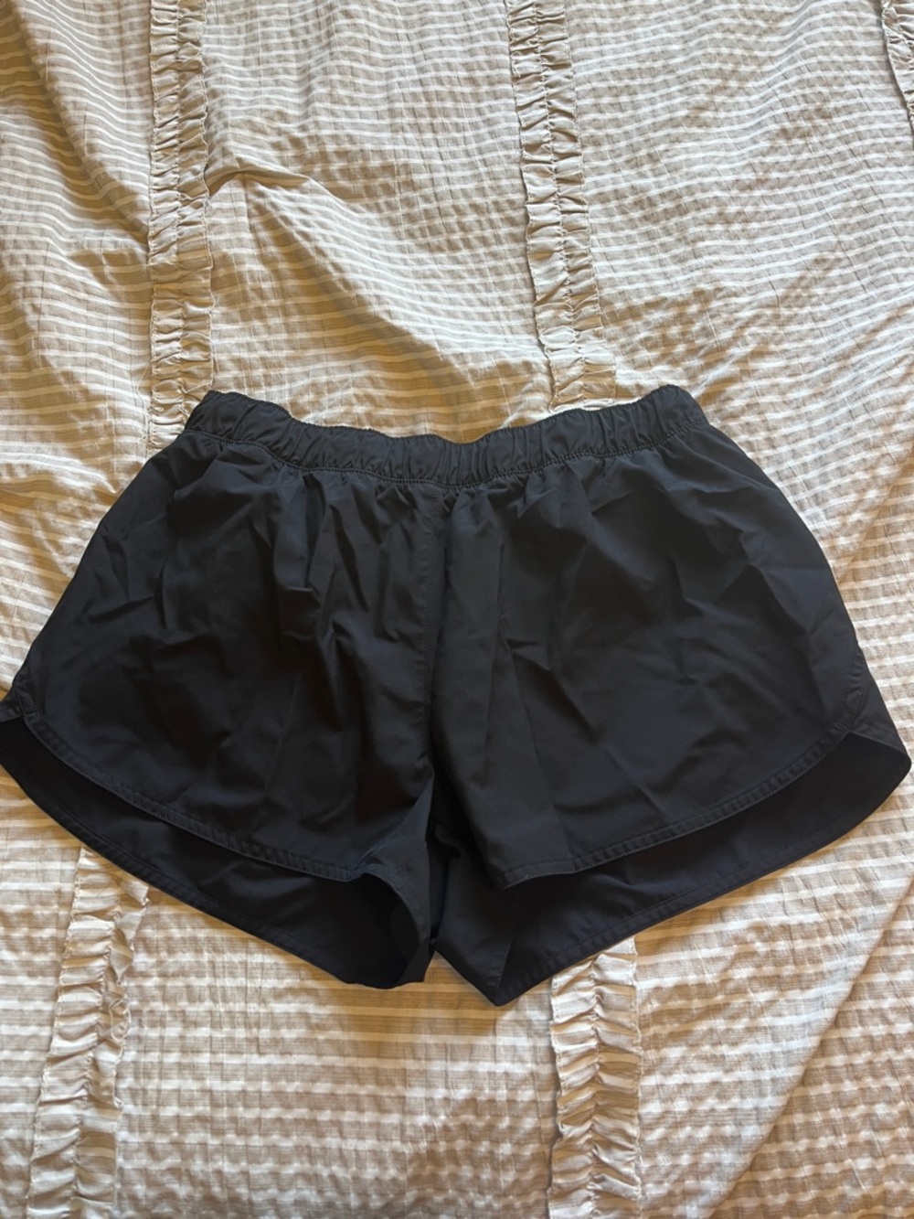 Old Navy Black Women's Athletic Running Shorts with Elastic Waist